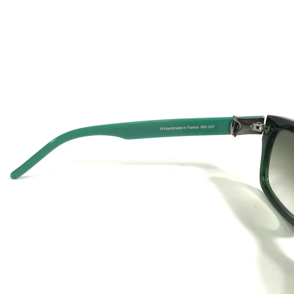 Robert Marc Sunglasses 682-223 Green Tortoise Rectangular Frames w/ Green Lenses